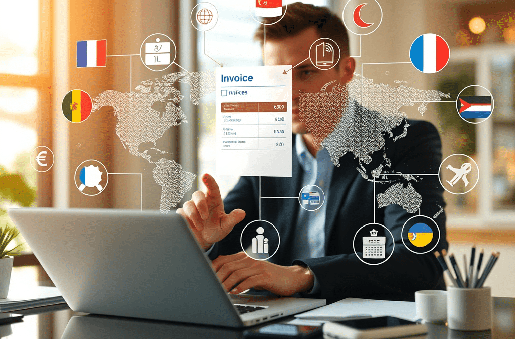 Comment recevoir et envoyer une facture internationale ?