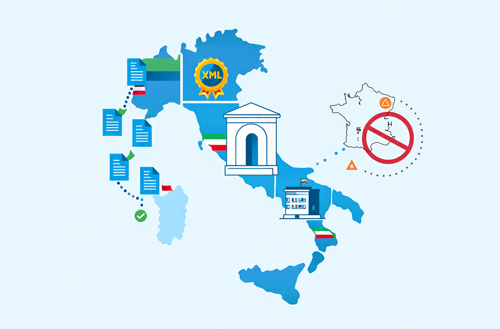 Italie : envoyer et recevoir des factures